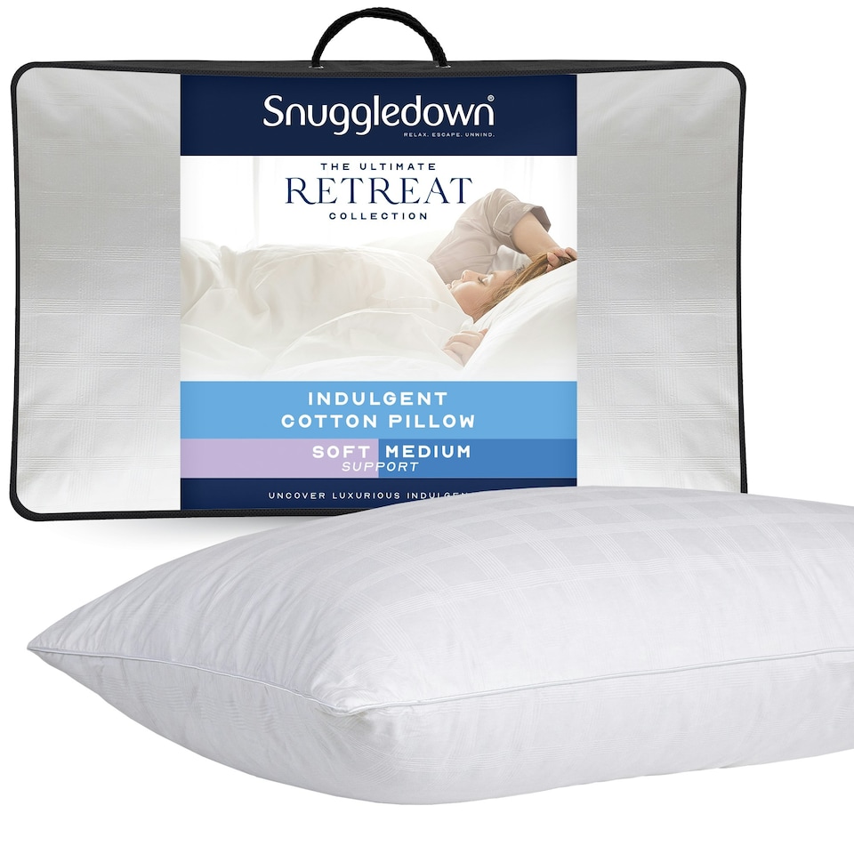 image 1 of Snuggledown Ultimate Luxury Pillow, Soft Support, 1 Pack | White | White | 1 Pack | 1