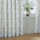 image 3 of Wylder Meadow Room Darkening 100% Cotton White/Cornflower Pencil Pleat Curtains 168 x 229cm White | Cornflower White