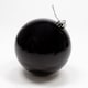 image 2 of Black Shiny Shatterproof Christmas Bauble 15cm