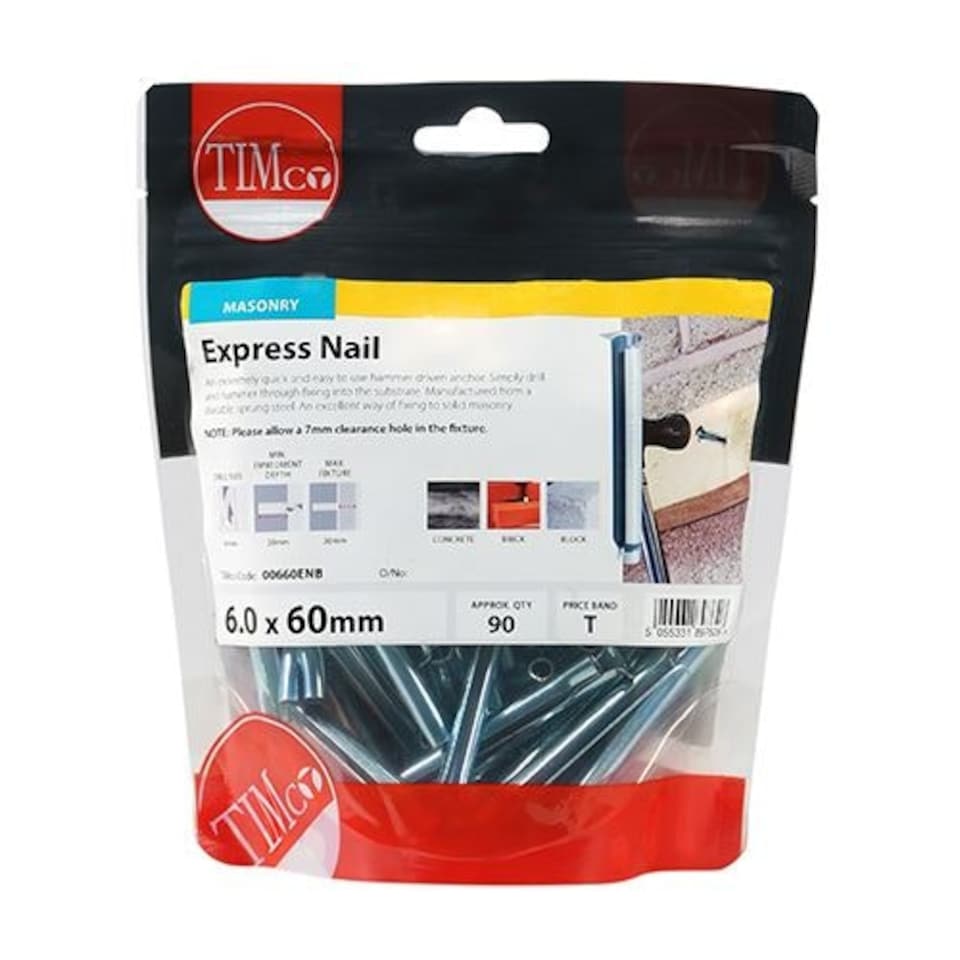 image 1 of Timco - Express Nails - Zinc (Size 6.0 x 60 - 90 Pieces)
