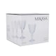 image 6 of Mikasa Wine Glass Set Clear Black Crystal 450ml Set of 4