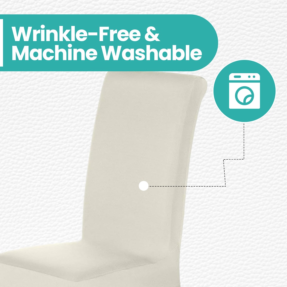 image 1 of High-Back Chair Covers, Spandex Stretch, Universal Protective Slipcover
