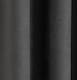 image 3 of Enhanced Living Vogue Black 46 x 72 inch (117x183cm) Eyelet Thermal Noise reducing Dim Out Curtains (PAIR) | Black | Black | 2