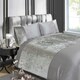 image 3 of Velvet Polycotton Duvet Cover Set with Pillowcase Brown | Natural | King