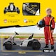 image 5 of AIYAPLAY 24V Electric Go Kart with Drift Mode, Adjustable Seat | White