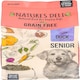 image 1 of Natures Deli Senior Dry Dog Food, Grain Free Natural Complete Hypoallergenic Food for Dogs, Suitable for All Breeds Aged 7 Plus, Duck and Sweet Potato - 2 kg