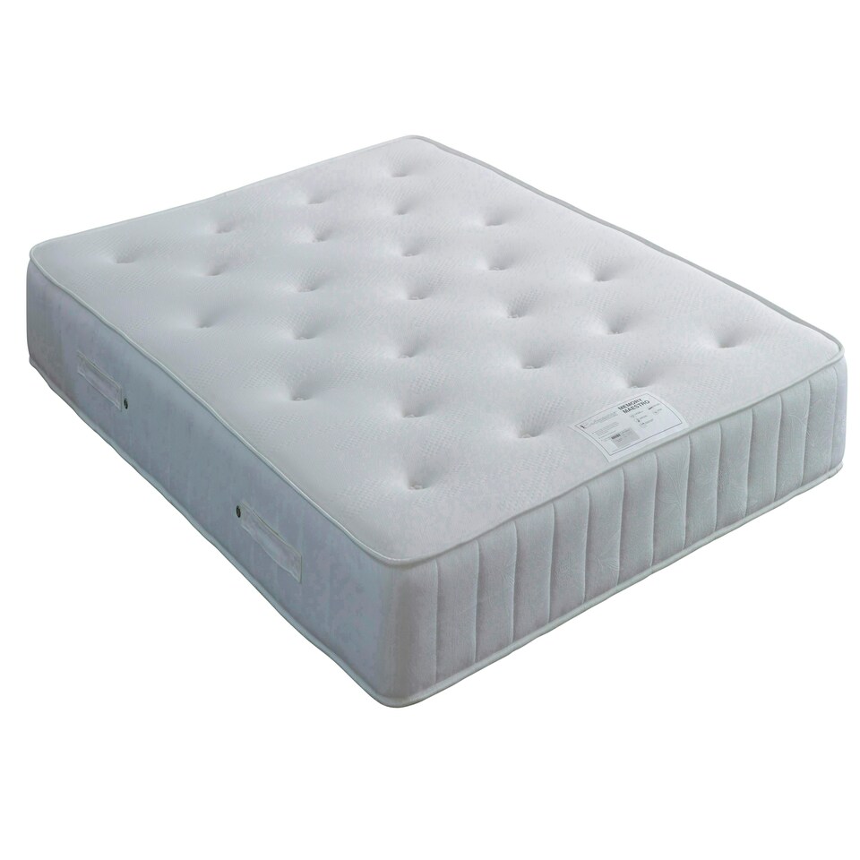 image 1 of Brandon Grey Fabric Ottoman Bed And Memory Maestro Memory Foam Mattress Double | Multi