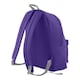 image 2 of Bagbase Junior Fashion Backpack / Rucksack (14 Litres) - Purple/Light Grey - One Size