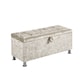 image 10 of Vida Designs Valencia Storage Ottoman Bedroom Hallway Chest Bench, Crushed Velvet Champagne | Yellow | Champagne