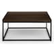 image 2 of Dark Classic Oak Square Coffee Table | Brown | Brown