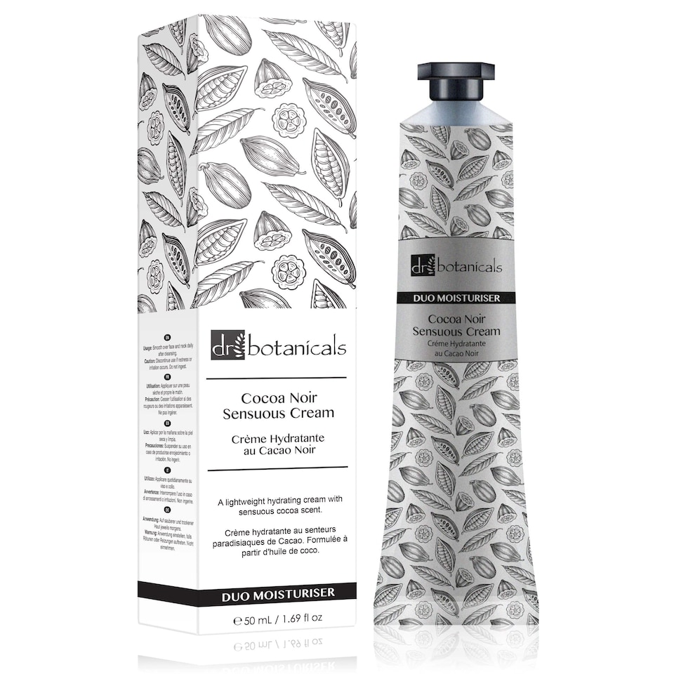 image 1 of Dr Botanicals Cocoa Noir Advanced Sensuous Cream 50ml x 2 Duo Set