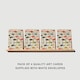 image 4 of Scandi Fish Pattern Art Cards Pack of 4 Coastal Marine Greeting Cards