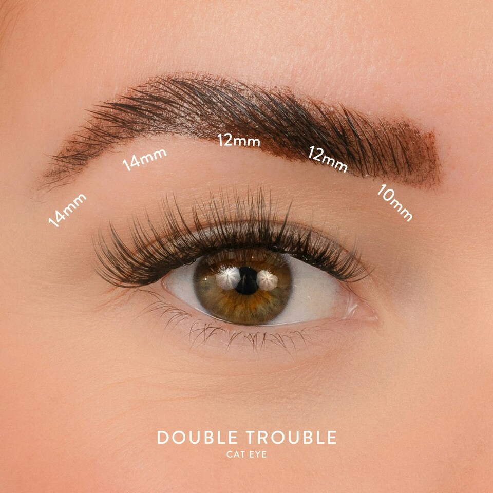 image 1 of House Of Amor - Eyelash Extensions - Double Trouble Length - Volume D Curl - Long