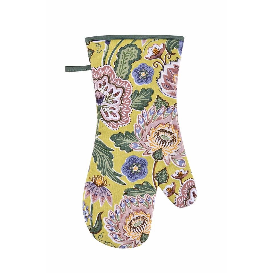 image 1 of Ulster Weavers Emmeline Gauntlet Oven Glove Green