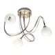image 1 of BHS Soni 3 Light Flush Ceiling Light | Bronze | Antique Brass | 1