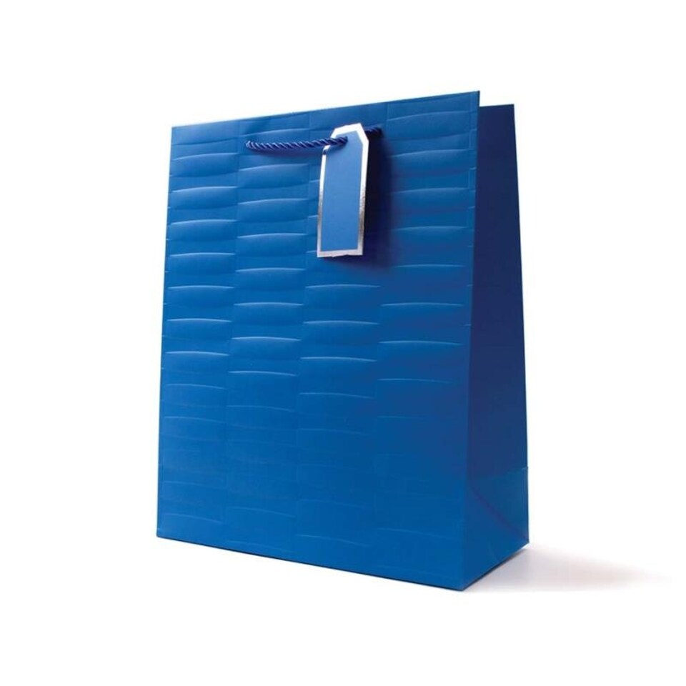 image 1 of Embossed Bright Coloured Large Gift Bag