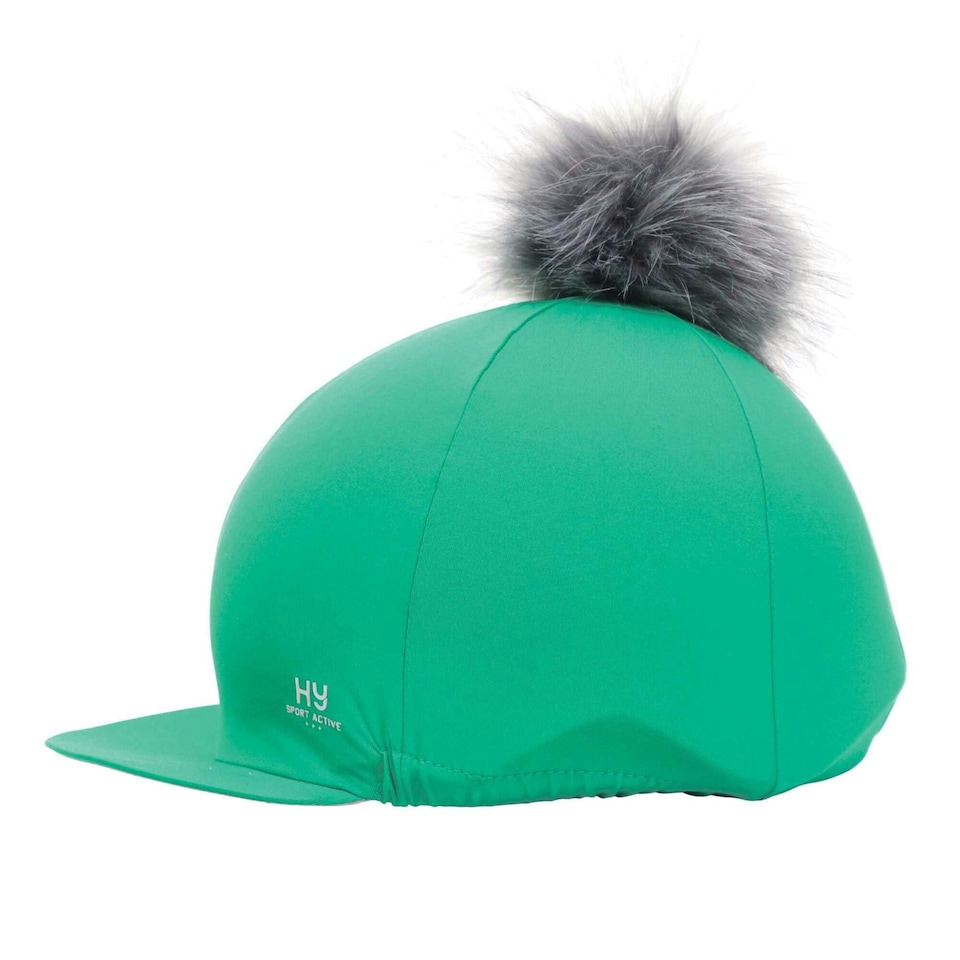 image 1 of Hy Sport Active Pom Pom Hat Cover - Emerald Green - One Size Green | One Size