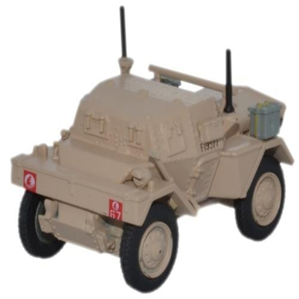 Oxford Diecast Daimler Dingo Scout Car 5th RTR 4th Arm.Brg 7th Arm.Div