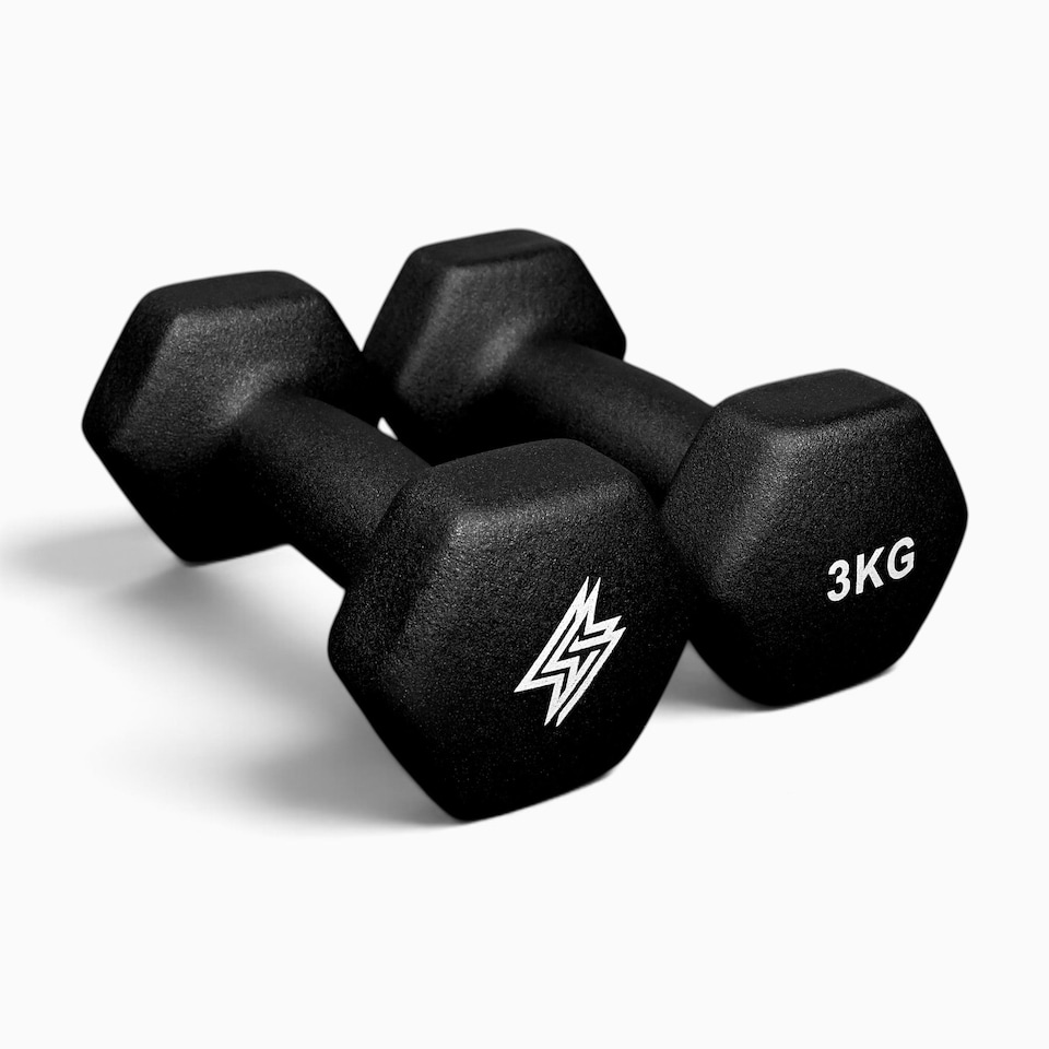 image 1 of GYM SETS Neoprene Dumbbell Pairs | 2x 3kg (Pair)