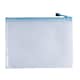 image 6 of Pack of 12 A5 Light Blue PVC Mesh Zip Bags