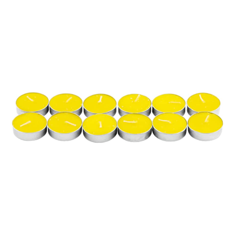 image 1 of Citronella Tealight Candles 12 Pack