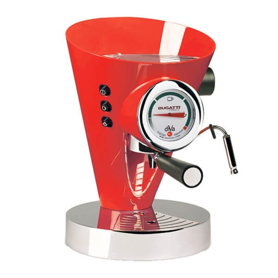 image 1 of Bugatti Diva Coffee Machine Red