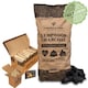 image 1 of Logpile 10kg BBQ Starter Kit. Restaurant Grade Barbecue Charcoal, Kindling, Natural Firelighters and Matches