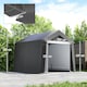 image 7 of Outsunny 3 x 3(m) Portable Shed, Waterproof and Heavy Duty Dark Grey
