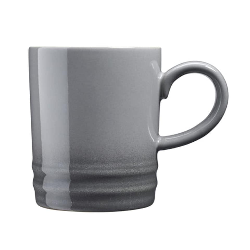image 1 of Cooks Professional 4 Piece Mug Set |  Durable Dishwasher Safe Stoneware | 350ml | Grey | Grey | 4