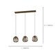 image 4 of EGLO Espinal Bronze Steel Caged Style Contemporary 3-Light Pendant