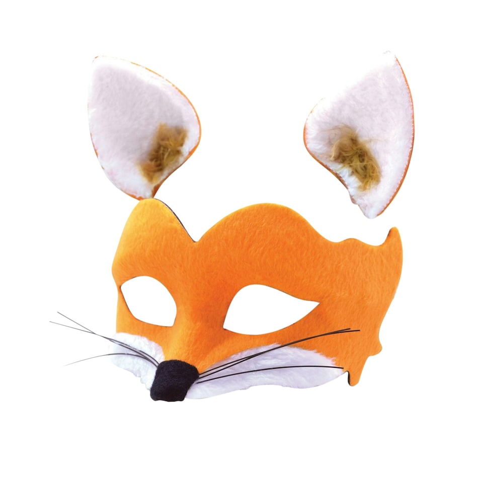 image 1 of Bristol Novelty Unisex Adults Mask Ears Fox Set - Orange/White - One Size One Size