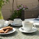 image 8 of Argon Tableware 48 Piece Classic White Cappuccino Cup & Saucer Set - 320ml