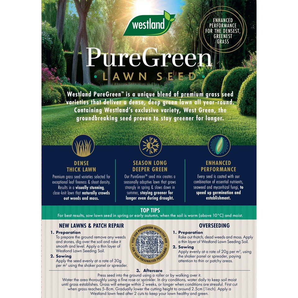 image 1 of Westland PureGreen Lawn Seed