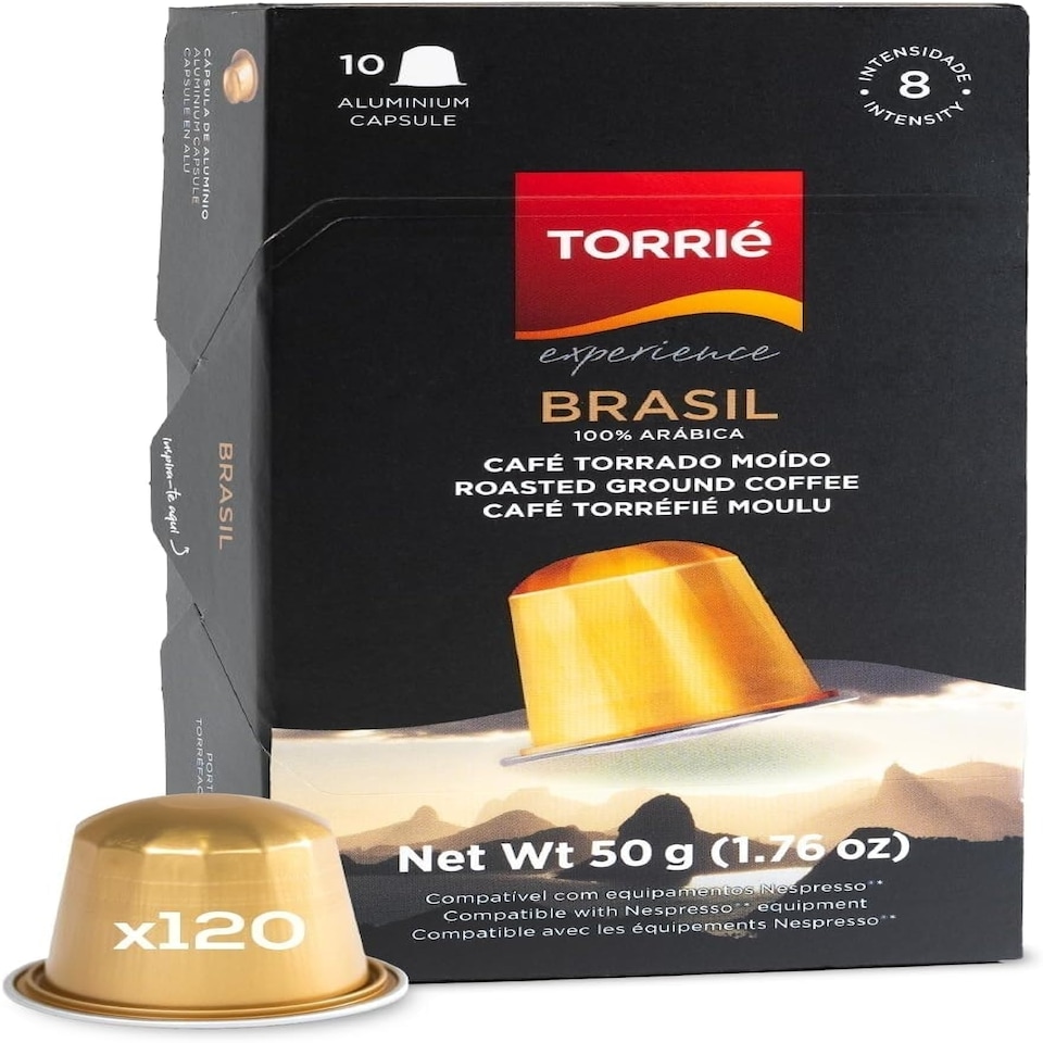 image 1 of Brazil Aluminium Nespresso ® Compatible Coffee Capsules (120 Pods)
