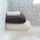 image 5 of Nicola Spring Cotton Hand Towels - 90cm x 50cm - Charcoal - Pack of 4