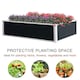image 4 of Outsunny Garden Raised Bed Planter Grow Containers Flower Pot 120x90cm