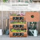 image 4 of Outsunny 3 Tier Raised Garden Bed Wooden Elevated Planter Box Kit, Brown