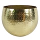 image 2 of 60cm Artificial Monstera Plant with Golden Metal Planter Included