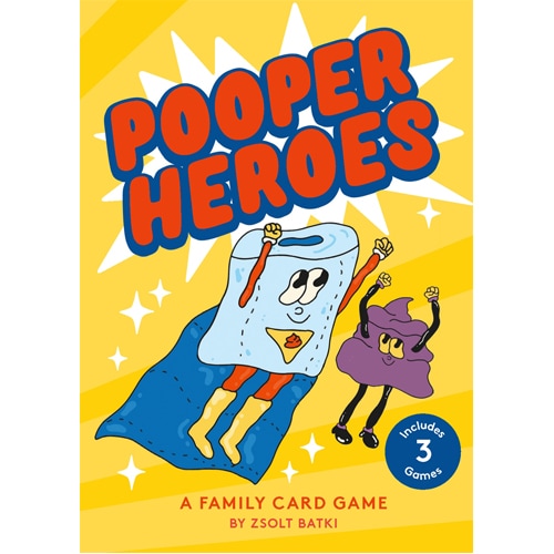 Pooper Heroes - Board Game - Brand New
