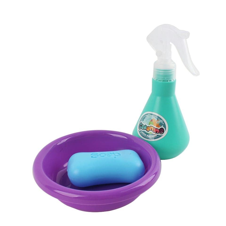 image 1 of Children’s Cleaning Playset – Realistic Family Cleaning Set for Kids