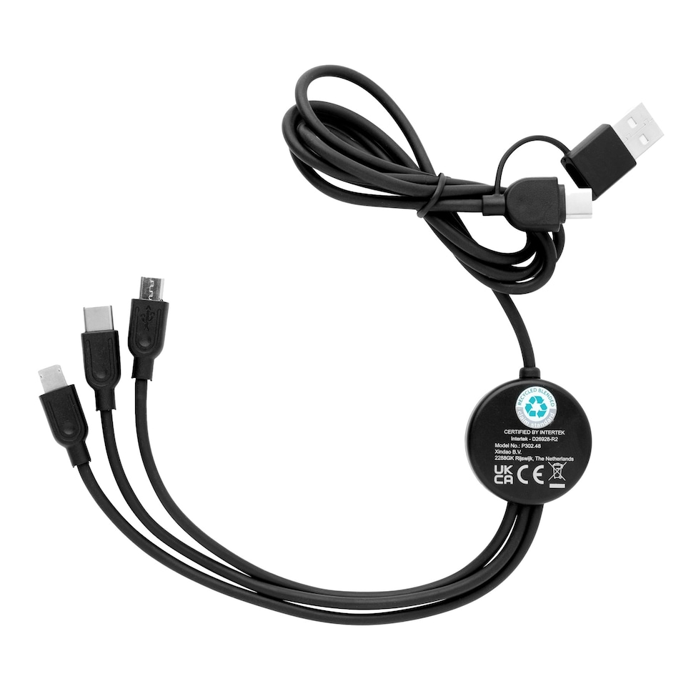 image 1 of XD Collection 6-In-1 Cable - Black - One Size