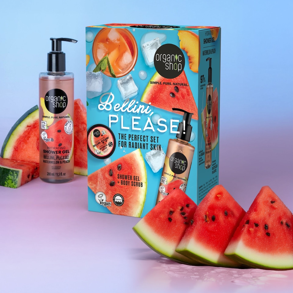 image 1 of Organic Shop Bellini, Please! Body Care Gift Set 280ml/100ml