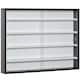 image 1 of HOMCOM 5-Tier Wall Display Shelf Unit Cabinet w/ Shelves Glass Doors
