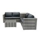image 4 of Rattan Modular 6 Piece Furniture Set – Grey