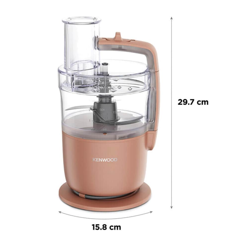 image 1 of Kenwood 650w 1.3l Multipro Go Super Compact F/p Clay Red