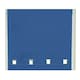 image 1 of 85cm Blue Square Eyelet Edge Roller Blind | Blue | Blue