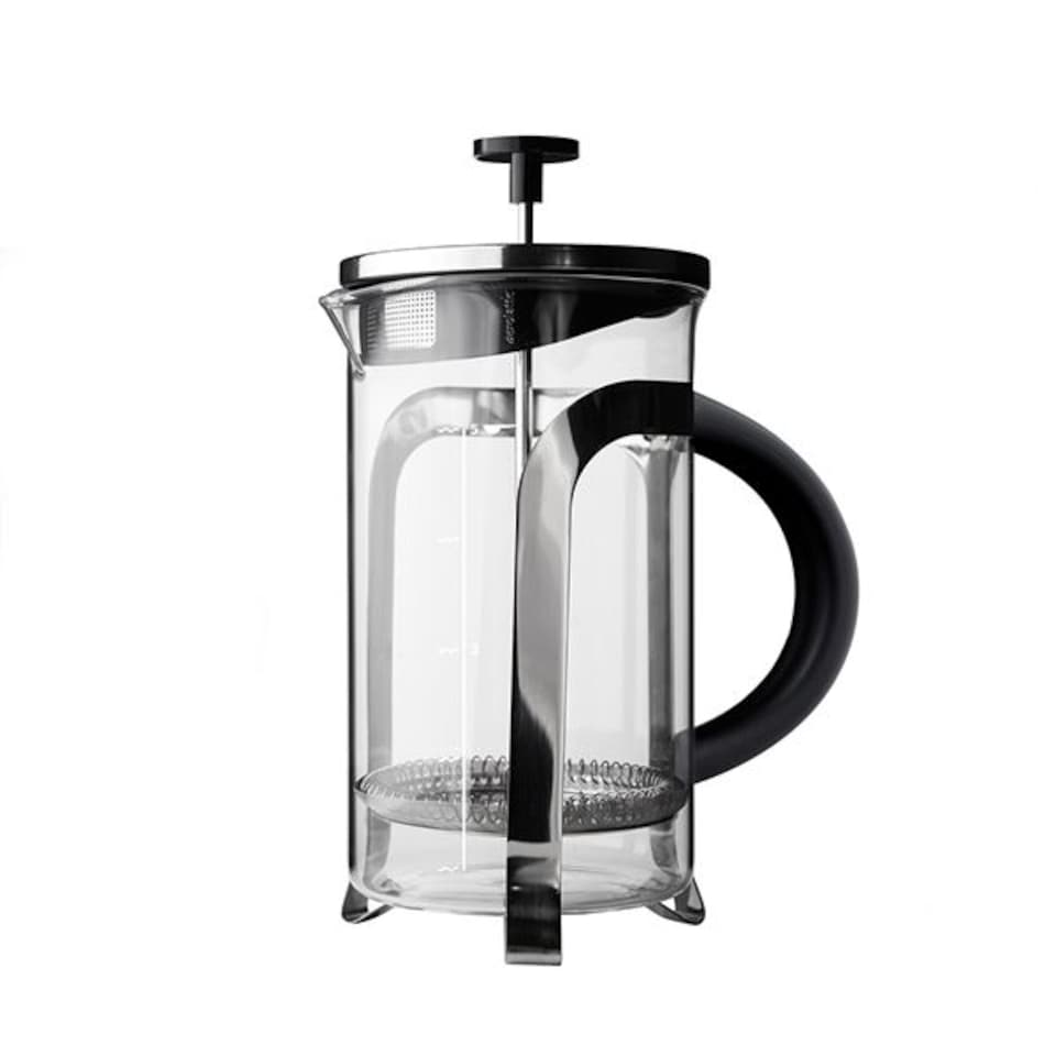 Cafetiere: 5 Cup Aerolatte Cafetiere, Stainless Steel