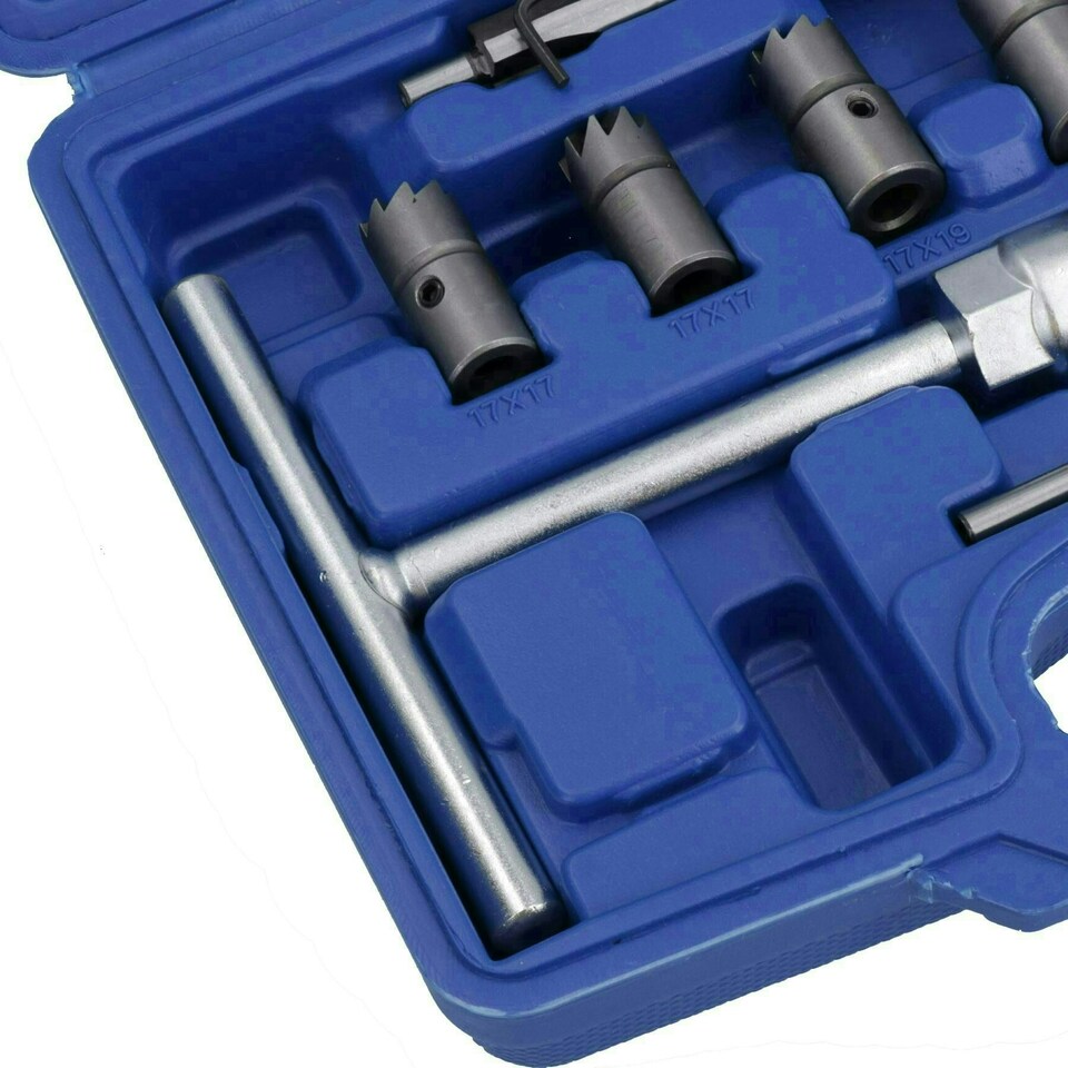 image 1 of 10pc Diesel Injector Seat Cutter / Cleaner Carbon Decarbonise Kit for Delphi Bosch