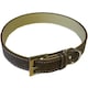 image 4 of Dog Collar & Lead - Leather Style Brown | L