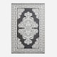 image 1 of Homescapes Outdoor Rug Luxury Waterproof Reversible, For Garden, Motif | Black | Black and White